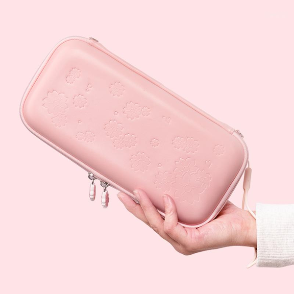 cute pink sakura storage bag cover case for switch / switch lite portable travel carrying bag game accessories1
cute pink sakura storage bag cover case for switch / switch lite portable travel carrying bag game accessories1