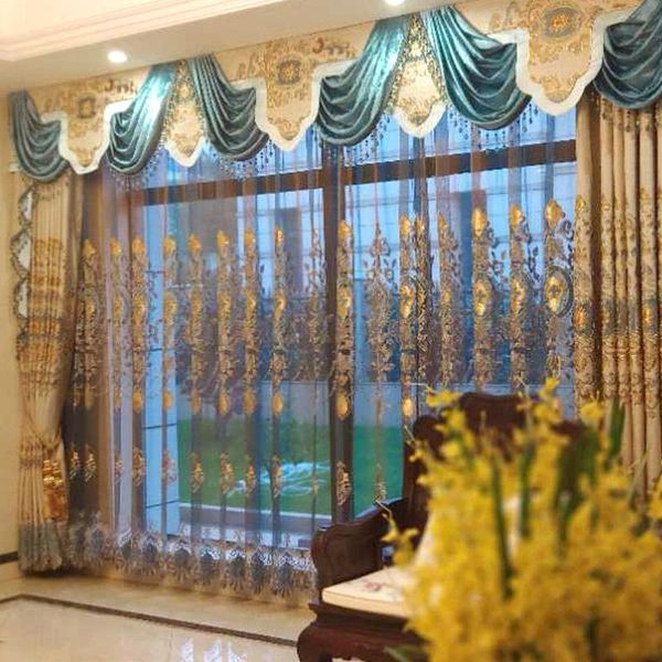 curtain & drapes luxury high-end european style curtains embroidery simple jacquard shading for living dining room bedroom
curtain & drapes luxury high-end european style curtains embroidery simple jacquard shading for living dining room bedroom