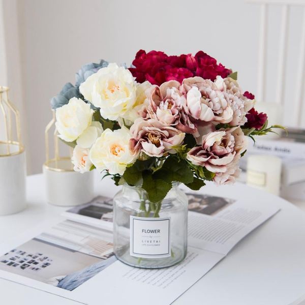 decorative flowers & wreaths 5 head european pretty bride bouquet wedding silk peony fake plant artificial for home decoration christmas ind
decorative flowers & wreaths 5 head european pretty bride bouquet wedding silk peony fake plant artificial for home decoration christmas ind