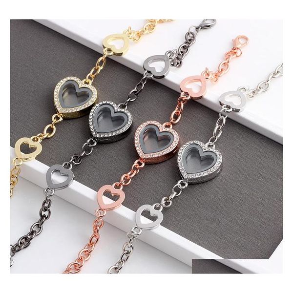 new waterproof diy glass heart lockets chain for women men stainless steel living memory locket pendant bracelet qrvev, Silver
new waterproof diy glass heart lockets chain for women men stainless steel living memory locket pendant bracelet qrvev, Silver