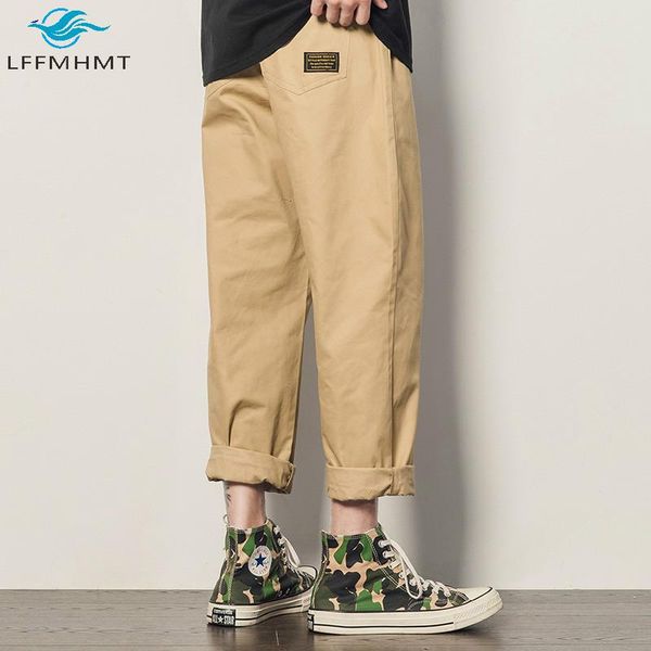 115kg men khaki korean 5xl large ankle length casual pants spring fall japan style loose simple straight trouser streetwear male, Black
115kg men khaki korean 5xl large ankle length casual pants spring fall japan style loose simple straight trouser streetwear male, Black