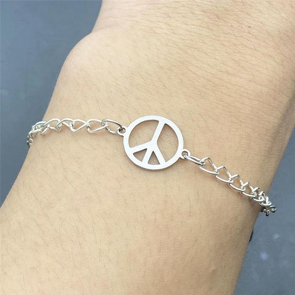 peace bracelet & bangles set trendy peace symbol charm 100% stainless steel chain link accessory diy jewelry findings make1, Golden;silver
peace bracelet & bangles set trendy peace symbol charm 100% stainless steel chain link accessory diy jewelry findings make1, Golden;silver