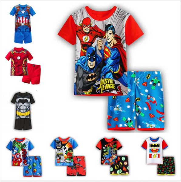summer old boys' 2-7 cotton years hero league home suit air conditioning cloth children's pajamas, Blue;red
summer old boys' 2-7 cotton years hero league home suit air conditioning cloth children's pajamas, Blue;red
