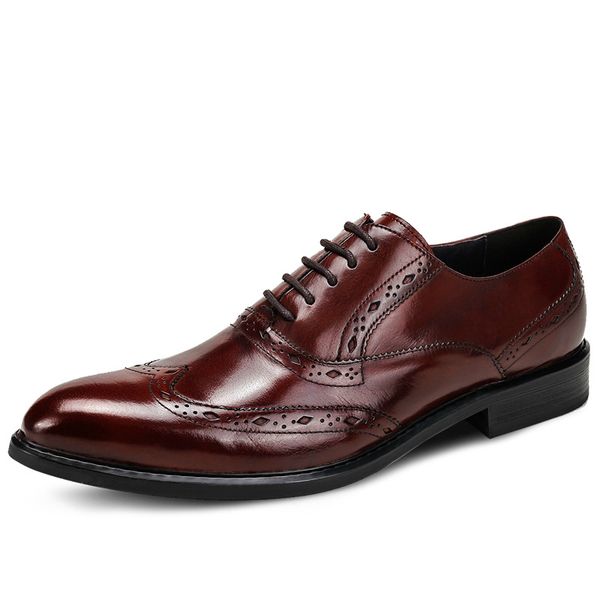 great such a pleasure party of banquet genuine leather bullock shoes pointed to shoe brogue zapatillas hombre buty meskie men cpnw, Black
great such a pleasure party of banquet genuine leather bullock shoes pointed to shoe brogue zapatillas hombre buty meskie men cpnw, Black