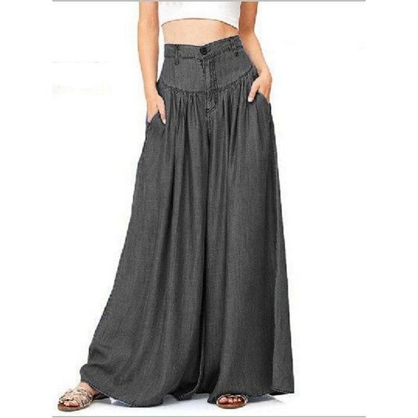 new style fattened and enlarged casual women's solid color simple wide leg pants dk0251, Blue
new style fattened and enlarged casual women's solid color simple wide leg pants dk0251, Blue