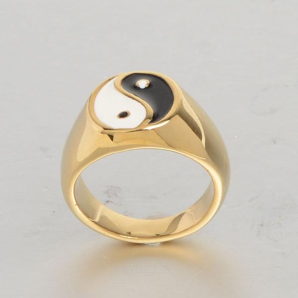 new personality rings for women tai chi taoism black white ring yin yang jewelry couple gift wholesale jewelry, Golden;silver
new personality rings for women tai chi taoism black white ring yin yang jewelry couple gift wholesale jewelry, Golden;silver