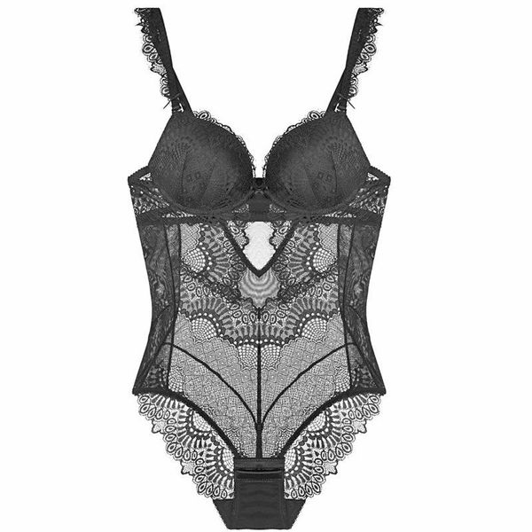 women's shapers french lacy onesie is a woman's body-shaping bra with thin and thick bottom, Black;white
women's shapers french lacy onesie is a woman's body-shaping bra with thin and thick bottom, Black;white