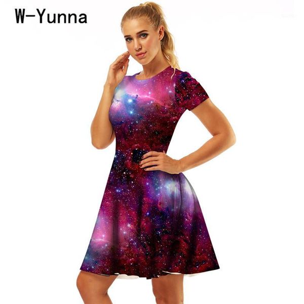 w-yunna casual summer dresses new 3d star series digital printing round neck pleated dress polyester short-sleeved dress1, Black;gray
w-yunna casual summer dresses new 3d star series digital printing round neck pleated dress polyester short-sleeved dress1, Black;gray