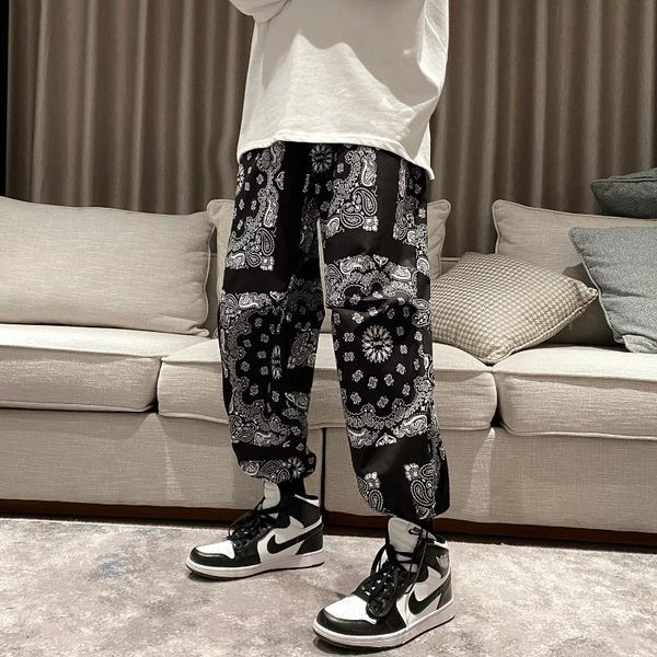 men's pants harem hip hop casual male track joggers trousers fashion harajuku reflective men streetwear, Black
men's pants harem hip hop casual male track joggers trousers fashion harajuku reflective men streetwear, Black