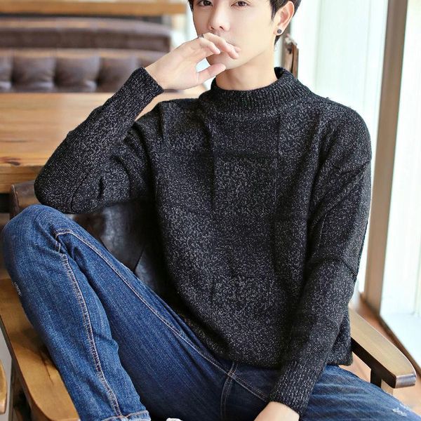 2020 new men's o-neck sweater male high street sweaters pullover solid color long sleeve knitted pullovers, White;black
2020 new men's o-neck sweater male high street sweaters pullover solid color long sleeve knitted pullovers, White;black