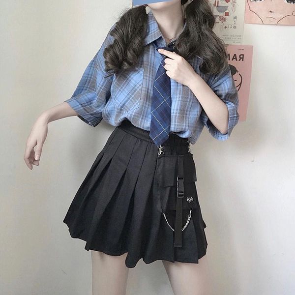 japanese women sweet small fresh solid color skirt young girl cute student summer new tooling dark punk big pocket pleated skirt1, Black
japanese women sweet small fresh solid color skirt young girl cute student summer new tooling dark punk big pocket pleated skirt1, Black