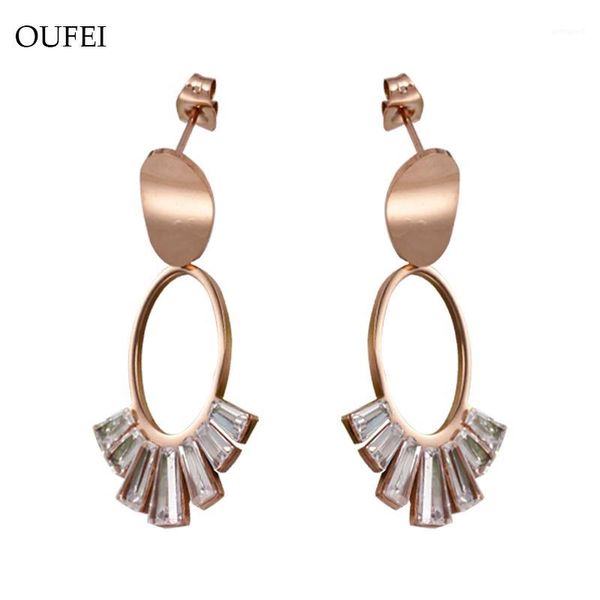 hoop & huggie oufei stainless steel earring wholesale round drop earrings crystal rose gold jewelry for women 2021 fashion jewelry1, Golden;silver
hoop & huggie oufei stainless steel earring wholesale round drop earrings crystal rose gold jewelry for women 2021 fashion jewelry1, Golden;silver