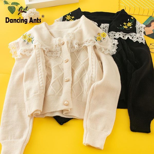 women's knits & tees women knitted sweaters long sleeve single breasted floral print cardigans korean fashion autumn or winter clothes, White
women's knits & tees women knitted sweaters long sleeve single breasted floral print cardigans korean fashion autumn or winter clothes, White
