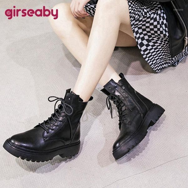 boots girseaby women ankle round toe 4cm thick bottom slim zip cross strap comfortable vintage casual spring b21601, Black
boots girseaby women ankle round toe 4cm thick bottom slim zip cross strap comfortable vintage casual spring b21601, Black