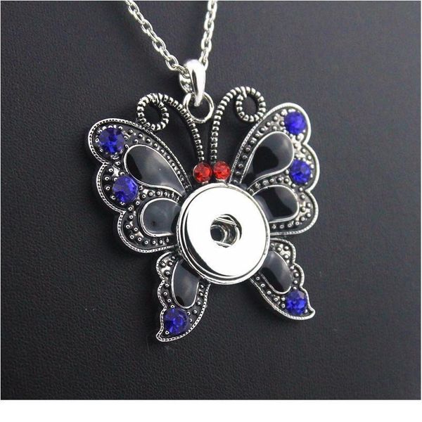 2016 blue crystal butterfly 18mm metal snap button pendant necklace diy jewelry ne492 one direction women gif bbyfki, Silver
2016 blue crystal butterfly 18mm metal snap button pendant necklace diy jewelry ne492 one direction women gif bbyfki, Silver