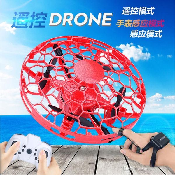 mini ufo drone smart gesture sensing induction magic watch handle remote control aircraft rc flying ball helicopter toy gift 
mini ufo drone smart gesture sensing induction magic watch handle remote control aircraft rc flying ball helicopter toy gift