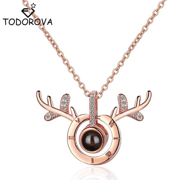 pendant necklaces todorova elk antler for women projection 100 languages i love you necklace chain lover jewelry, Silver
pendant necklaces todorova elk antler for women projection 100 languages i love you necklace chain lover jewelry, Silver