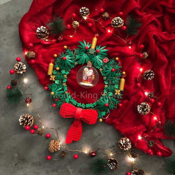 2020 new christmas wreath 40426 2-in-1 garland artificial decoration building blocks bricks set for kids child christmas gift q1126
2020 new christmas wreath 40426 2-in-1 garland artificial decoration building blocks bricks set for kids child christmas gift q1126