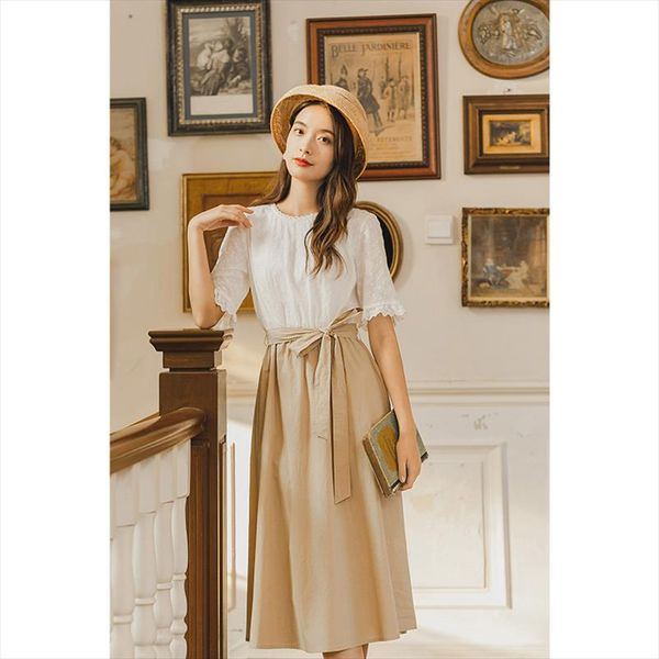 inamn 2020 summer new arrival short sleeve dress with belt hollow out embroidered elegant a line hem patchwork with belt dress, Black;gray
inamn 2020 summer new arrival short sleeve dress with belt hollow out embroidered elegant a line hem patchwork with belt dress, Black;gray