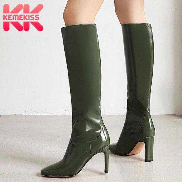 boots kemekiss size 34-43 women knee thick high heel square toe slip on shoes winter warm fashion party footwear1, Black
boots kemekiss size 34-43 women knee thick high heel square toe slip on shoes winter warm fashion party footwear1, Black