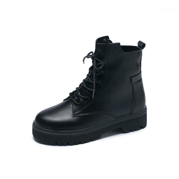 pupuda front lace-up short boots women round-toe mid-eeled muffin bottom women shoes simple fashion boots1, Black
pupuda front lace-up short boots women round-toe mid-eeled muffin bottom women shoes simple fashion boots1, Black