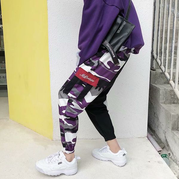 new men's autumn camouflage overalls hip hop trendy brand leggings casual loose harem pants, Black
new men's autumn camouflage overalls hip hop trendy brand leggings casual loose harem pants, Black