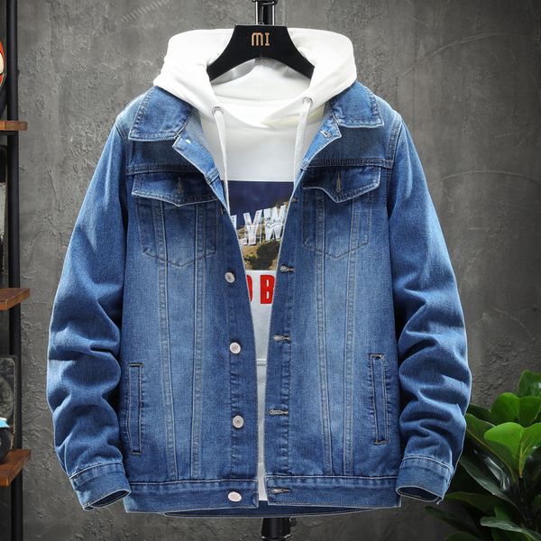 2021 new autumn winter mens denim solid men casual slim cowboy coats thin ripped jean jacket chaqueta 3xl whoq, Black;brown
2021 new autumn winter mens denim solid men casual slim cowboy coats thin ripped jean jacket chaqueta 3xl whoq, Black;brown