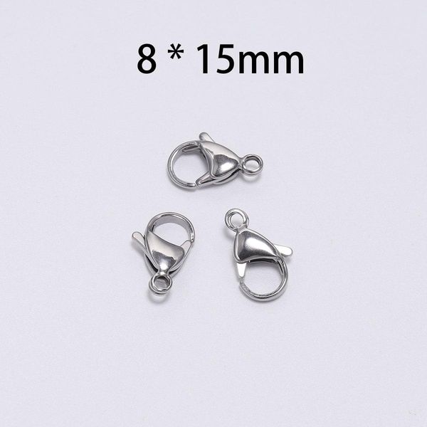 30pcs/lot 9 10 11 12 13 15mm stainless steel lobster clasp hooks for diy necklace bracelet chain fashion jewelry making findings wmtwkg
30pcs/lot 9 10 11 12 13 15mm stainless steel lobster clasp hooks for diy necklace bracelet chain fashion jewelry making findings wmtwkg