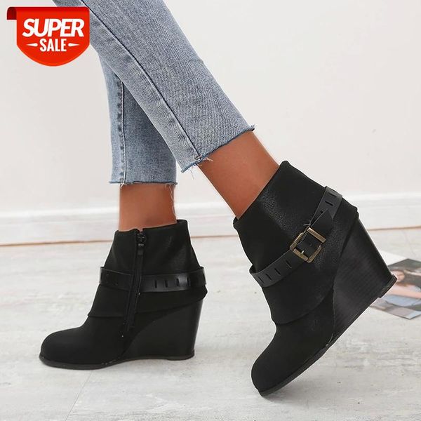2020 new women ankle boots pumps velvet booties size 43 women shoes winter wedges pu leather boots women zapatos mujer zipper #xv6w, Black
2020 new women ankle boots pumps velvet booties size 43 women shoes winter wedges pu leather boots women zapatos mujer zipper #xv6w, Black