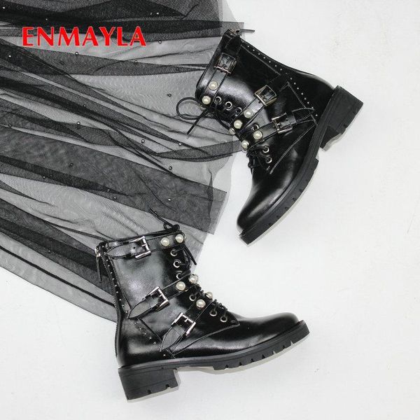 enmayla 2020 boatsle boots round toe натуральная кожа квадратная пряжка на каблуках кружева на мотоциклах жемчужные кожаные женщины 34-39, Black
enmayla 2020 boatsle boots round toe натуральная кожа квадратная пряжка на каблуках кружева на мотоциклах жемчужные кожаные женщины 34-39, Black