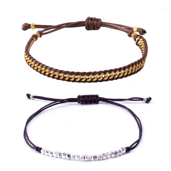 kelitch 2pcs-metal beads bracelets handmade friendship steel bracelets wax rope cuff bangles vintage women couples jewelry 20191, Black
kelitch 2pcs-metal beads bracelets handmade friendship steel bracelets wax rope cuff bangles vintage women couples jewelry 20191, Black