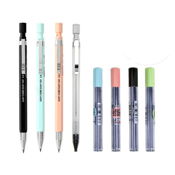 2.0mm mechanical pencil creative large core pencils 2b refills for art writing drawing stationery gift office school supplies
2.0mm mechanical pencil creative large core pencils 2b refills for art writing drawing stationery gift office school supplies