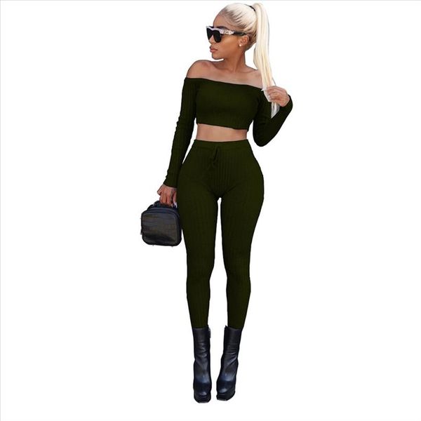 2021 bodycon bandage women sets off shoulder criss cross crop long pants two piece set clothing c2235, Gray
2021 bodycon bandage women sets off shoulder criss cross crop long pants two piece set clothing c2235, Gray