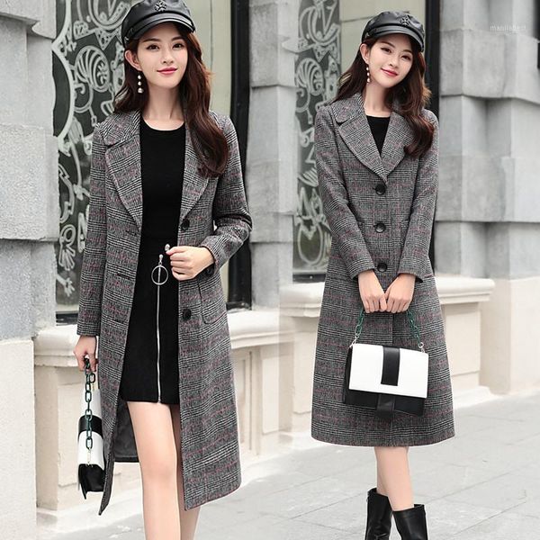 2020 fashion new autumn winter women warm thicken woolen x-long coats female slim single-breasted wool blend jackets damskie j271, Black
2020 fashion new autumn winter women warm thicken woolen x-long coats female slim single-breasted wool blend jackets damskie j271, Black