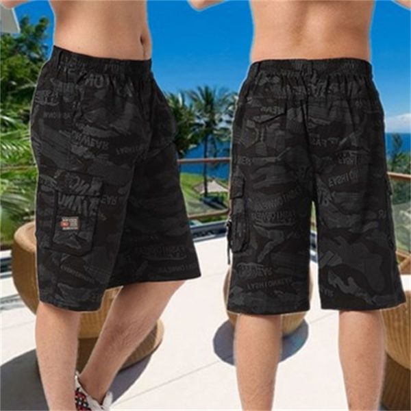camouflage loose overalls multi pocket casual men's shorts uniform slim summer military pants 7-point breeches, White;black
camouflage loose overalls multi pocket casual men's shorts uniform slim summer military pants 7-point breeches, White;black