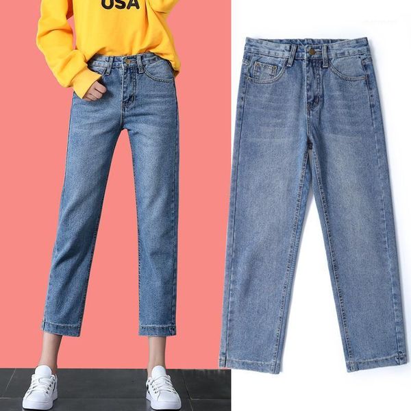 women's jeans fashion blue high waist female streetwear pocket casual 2021 summer straight denim pants plus size mom1
women's jeans fashion blue high waist female streetwear pocket casual 2021 summer straight denim pants plus size mom1