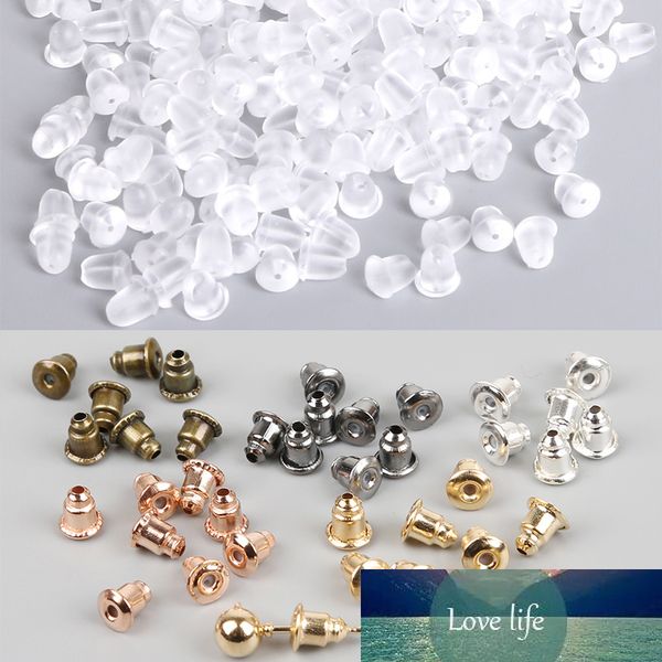 50pcs jewelry findings metal accessories beads diy ear plugs post nuts clear soft silicone rubber earring backs plug cap, White
50pcs jewelry findings metal accessories beads diy ear plugs post nuts clear soft silicone rubber earring backs plug cap, White