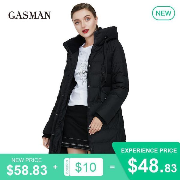 gasman 2020 fashion brand warm thick winter jacket women hooded down parka women's coat outwear female long puffer jacket 196771, Black
gasman 2020 fashion brand warm thick winter jacket women hooded down parka women's coat outwear female long puffer jacket 196771, Black