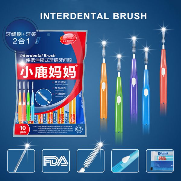 10pcs adults interdental brush total clean interdental teeth floss toothpick brush cleaning dental oral care tool
10pcs adults interdental brush total clean interdental teeth floss toothpick brush cleaning dental oral care tool