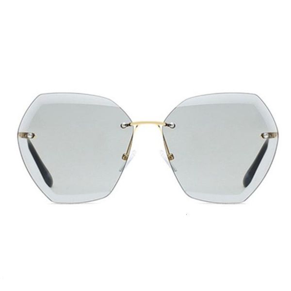 sunglasses rimless women diamond men cutting brand lens designer oversize female male shades sun glasses, White;black
sunglasses rimless women diamond men cutting brand lens designer oversize female male shades sun glasses, White;black