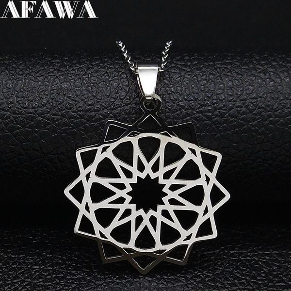 pendant necklaces 2021 fashion stainless steel chain necklace women flower of life silver color & pendants jewelry collar mujer n19283
pendant necklaces 2021 fashion stainless steel chain necklace women flower of life silver color & pendants jewelry collar mujer n19283