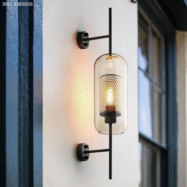 industrial wind loft e27 led wall lamp retro living room aisle bed creative personality glass balcony iron mesh black wall lamp
industrial wind loft e27 led wall lamp retro living room aisle bed creative personality glass balcony iron mesh black wall lamp