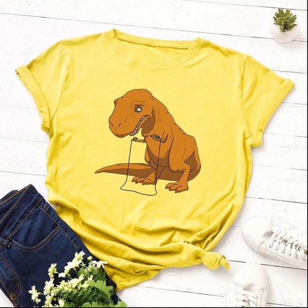 100% cotton plus size s 5xl women t shirts graphic tees female shirts summer dinosaur printed funny t shirt tee clothes, White
100% cotton plus size s 5xl women t shirts graphic tees female shirts summer dinosaur printed funny t shirt tee clothes, White