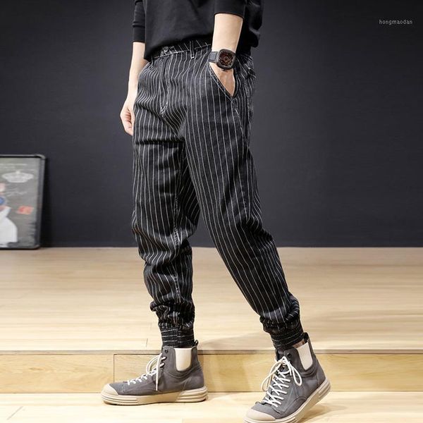 japanese vintage designer fashion men jeans loose fit stripe spliced casual cargo pants hip hop joggers winter warm trousers1, Blue
japanese vintage designer fashion men jeans loose fit stripe spliced casual cargo pants hip hop joggers winter warm trousers1, Blue