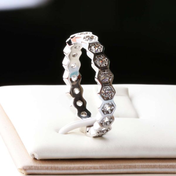 luxurys designers fashion jz252 beehive inlaid stone women's imitation diamond ring combination set ring, Silver
luxurys designers fashion jz252 beehive inlaid stone women's imitation diamond ring combination set ring, Silver