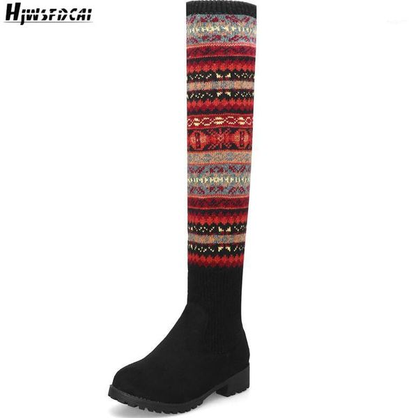 boots hjwsfdcai christmas pattern women over the knee round toe fashion warm ladies low heel long color mixing mujer shoes1, Black
boots hjwsfdcai christmas pattern women over the knee round toe fashion warm ladies low heel long color mixing mujer shoes1, Black
