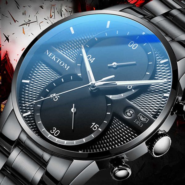 nektom fashion mens quartz watch casual slim mesh steel waterproof sport watches for men relogio masculino, Silver
nektom fashion mens quartz watch casual slim mesh steel waterproof sport watches for men relogio masculino, Silver