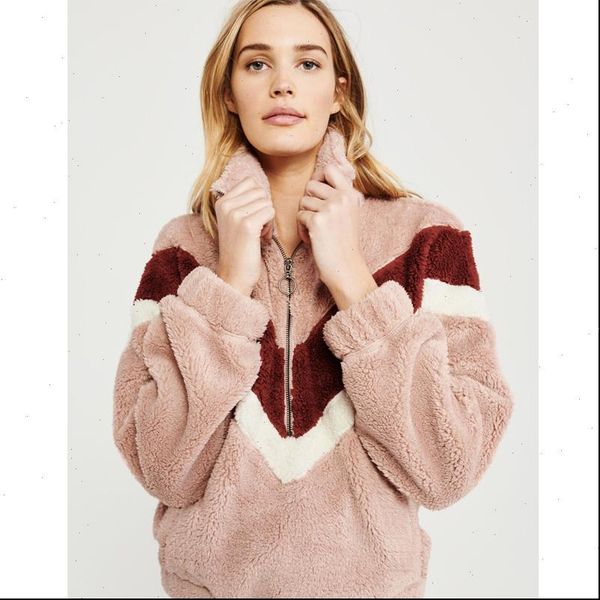 2021 autumn winter women warm teddy bear fleece patchwork sweaters zip outwear overcoat jumper pullover soft female coat, White;black
2021 autumn winter women warm teddy bear fleece patchwork sweaters zip outwear overcoat jumper pullover soft female coat, White;black