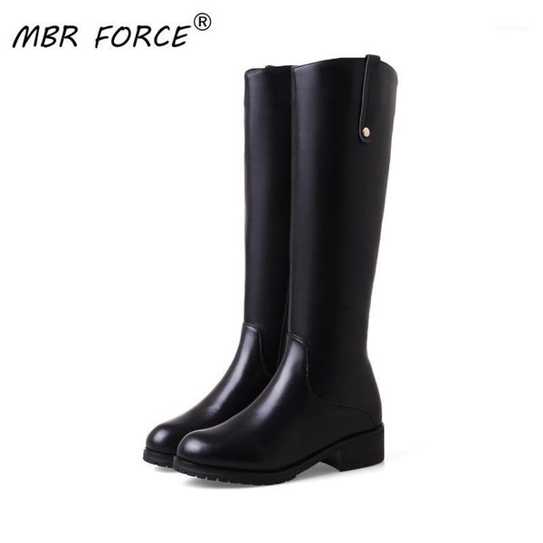boots mbr force 2021 winter leather women's shoes high-heeled thickened mid-calf female warm fashion high boots1, Black
boots mbr force 2021 winter leather women's shoes high-heeled thickened mid-calf female warm fashion high boots1, Black