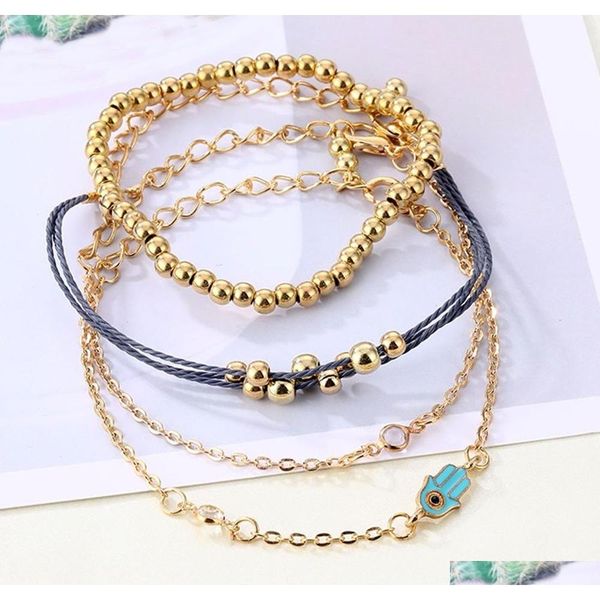 s1761 fashion jewelry multi layer bracelet set beads sqcail homes2007, Golden;silver
s1761 fashion jewelry multi layer bracelet set beads sqcail homes2007, Golden;silver